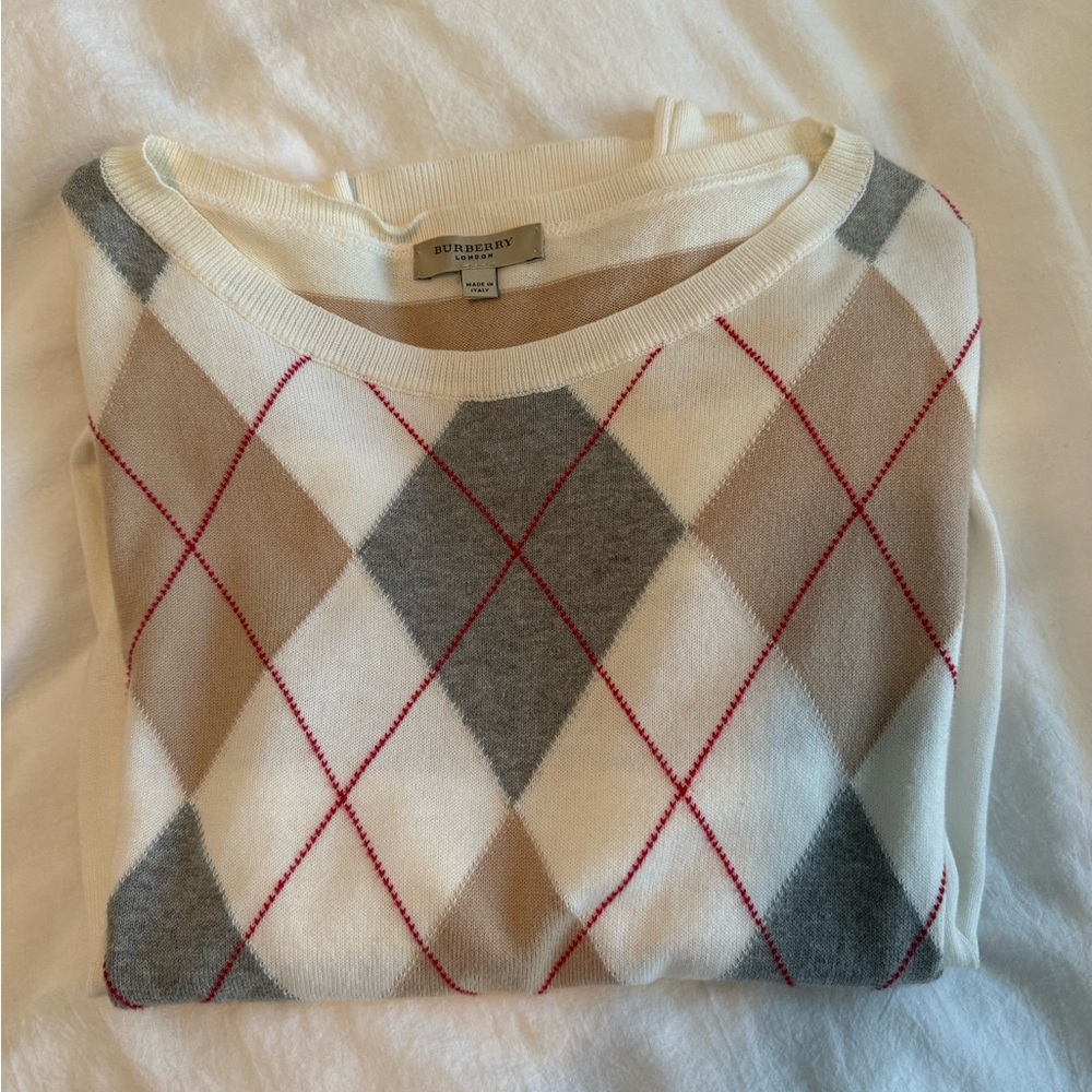 Burberry London, cotton sweater size L - Picture 3 of 9